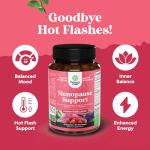 Herbal Menopause Support Capsules for Women 60ct