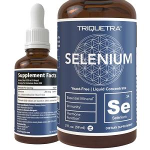 Vegan Selenium Liquid Concentrate for Immunity & Thyroid