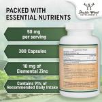 Zinc Picolinate 50mg - Immune Support Capsules