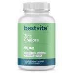 Vegan Zinc Chelate 50mg - 240 Capsules