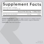 Zinc Picolinate 50mg with Organic Coconut Oil