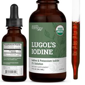 Organic Iodine Drops for Thyroid and Metabolism
