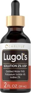 Carlyle 2% Lugol's Iodine Liquid Drops, 2 fl oz