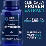 Optimized Ashwagandha Veg Capsules - Non-GMO, Gluten Free