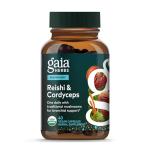 Gaia Herbs Reishi & Cordyceps Immune Support Capsules