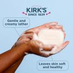 Kirk's Vegan Coconut Oil Castile Bar Soap, 6 Pack