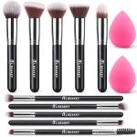 BEAKEY Vegan Makeup Brushes & Blender Sponge Set