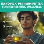Peppermint Tea Bags - 100 Count, Vegan Friendly