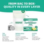 Peppermint Tea Bags - 100 Count, Vegan Friendly