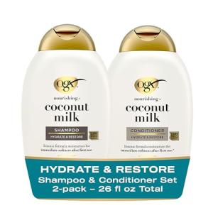 Coconut Milk Shampoo & Conditioner Set for Soft Hair