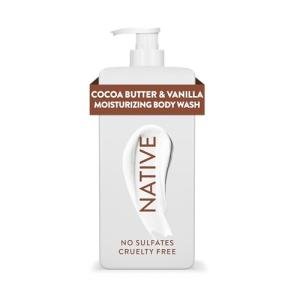 Native Vegan Body Wash with Cocoa Butter & Vanilla