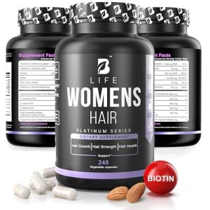 Vegan Hair Growth Supplement with Biotin & Collagen