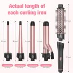 Vegan 5-in-1 Curling Iron Set for All Hair Types