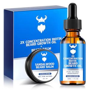 Vegan Beard Growth Oil & Balm Kit