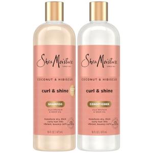 Vegan Curl & Shine Shampoo and Conditioner Set