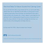 Nature Sounds Album Set for Relaxation and Sleep