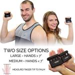 StressGrip Black - Hand Exerciser for Stress Relief