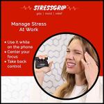StressGrip Black - Hand Exerciser for Stress Relief