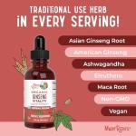 MaryRuth Organics Brain Boosting Herbal Supplement 1 Fl Oz