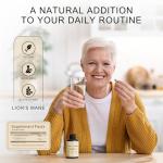 Lion’s Mane & Turkey Tail Mushroom Capsules, 1200 mg