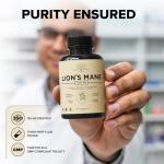 Lion’s Mane & Turkey Tail Mushroom Capsules, 1200 mg