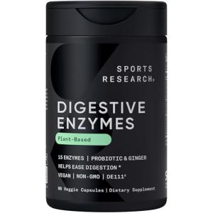 Vegan Digestive Enzymes with Probiotics & Ginger