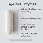 Vegan Digestive Enzymes with Probiotics & Ginger