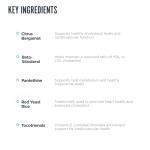 Lipid Support Formula for Cholesterol and Endothelial Health