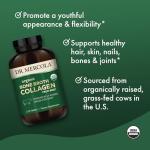 Organic Collagen Bone Broth Supplement - 90 Tablets