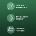 Organic Collagen Bone Broth Supplement - 90 Tablets