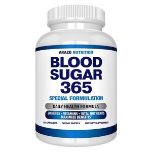 Arazo Nutrition Blood Sugar Support - 120 Herbal Pills