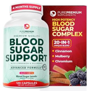 Vegan Blood Sugar Support Supplement with Active Ingredients