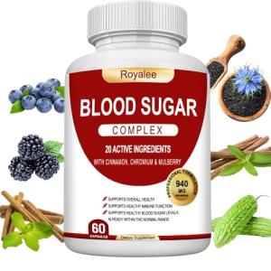 Vegan Blood Sugar Support Supplement with Herbal Blend