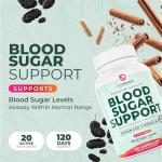 Vegan Blood Sugar Support Supplement with Active Ingredients