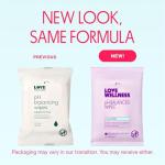 Love Wellness pH Balancing Wipes - Fragrance-Free