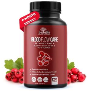 HerbaMe Vegan Blood Circulation Support Capsules