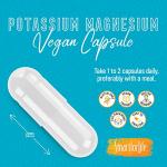Potassium Magnesium Vegan Capsules for Muscle Support