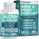Vegan Calcium with Vitamin D3 & K2 Supplements