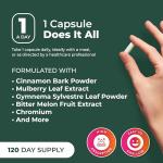 Vegan Blood Sugar Support Supplement with Active Ingredients