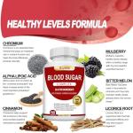 Vegan Blood Sugar Support Supplement with Herbal Blend