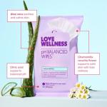 Love Wellness pH Balancing Wipes - Fragrance-Free