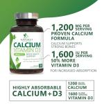 Calcium Supplement 1200 mg with Vitamin D3