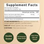 Boron 10mg Softgels with MCT Oil for Support