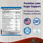 YUMMYVITE Vegan Sugar Support Capsules with Herbs