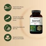 Boron 10mg Softgels with MCT Oil for Support