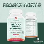 Vegan Blood Sugar Support Supplement with 20 Ingredients