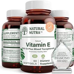 Vitamin E Supplement for Skin, Hair, and Nails