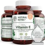 Vitamin E Supplement for Skin, Hair, and Nails