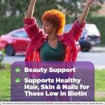Natrol Biotin 10000mcg Supplement for Healthy Hair