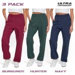 Wide Leg Joggers 3-Pack for Women